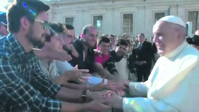 Encuentro del obispo con el Papa