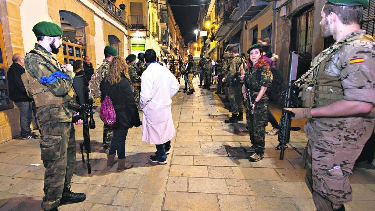 Zombies invaden el casco antiguo