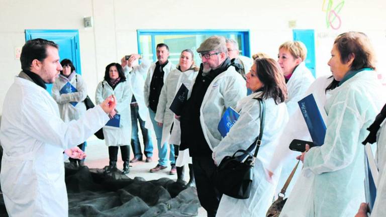 “Famtrip” en la almazara de Bailén “Famtrip” en la almazara de Bailén