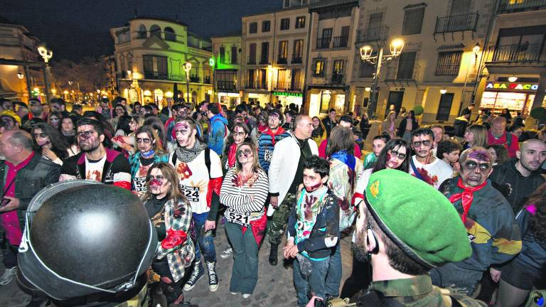 Zombies invaden el casco antiguo