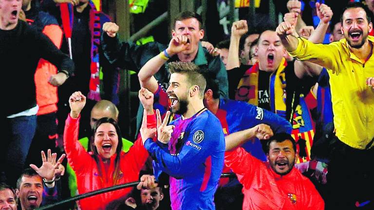El FC Barcelona golea en un partido gris contra la Roma El FC Barcelona golea en un partido gris contra la Roma