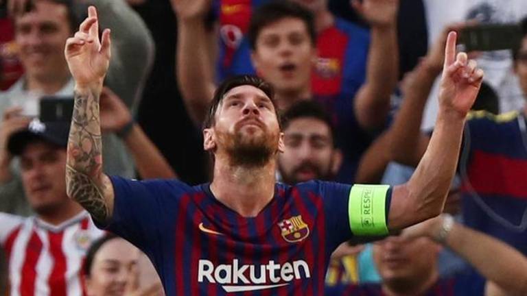 Messi se exhibe ante el PSV con un “hat-trick” Messi se exhibe ante el PSV con un “hat-trick”