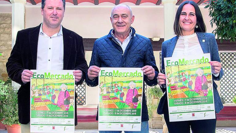 Venta de productos ecológicos en el Ecomercado Venta de productos ecológicos en el Ecomercado