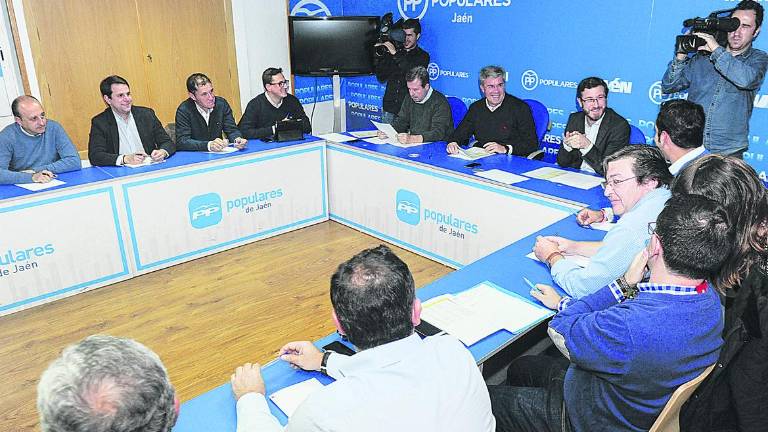 Fernández de Moya dice que le piden seguir al frente del PP Fernández de Moya dice que le piden seguir al frente del PP