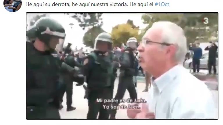 Gabriel Rufián “saca” a Jaén el 1 de octubre en redes Gabriel Rufián “saca” a Jaén el 1 de octubre en redes