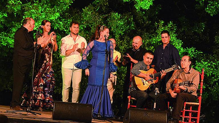 El arte flamenco se corona en el concierto más minero El arte flamenco se corona en el concierto más minero