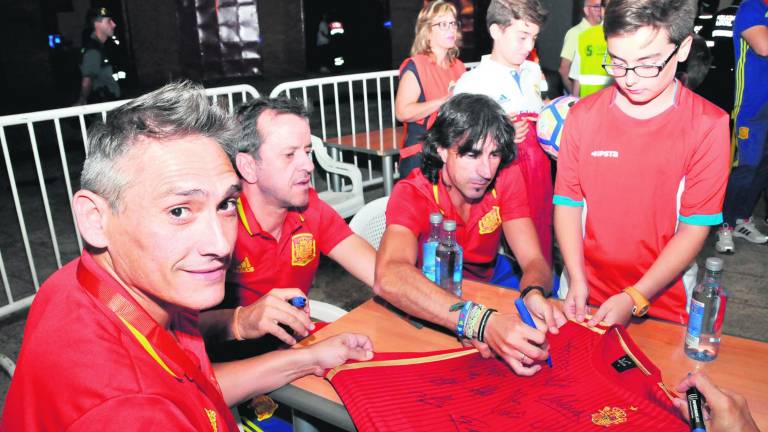 Las leyendas exhiben su potencial Las leyendas exhiben su potencial