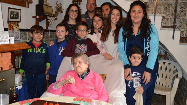 La abuela cumple 102 años