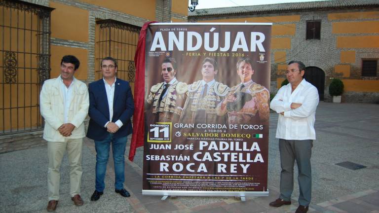 Los diestros Roca, Padilla y Castella, el 11 de septiembre Los diestros Roca, Padilla y Castella, el 11 de septiembre