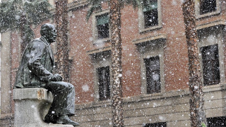Alerta amarilla de nieve en Jaén