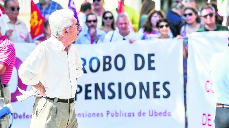 Un pensionista de Jaén cobra 174 euros menos que un gaditano