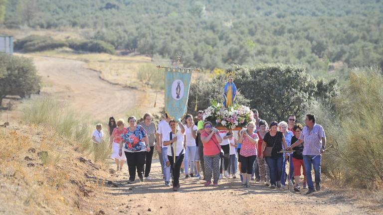 Devoción a una imagen rural