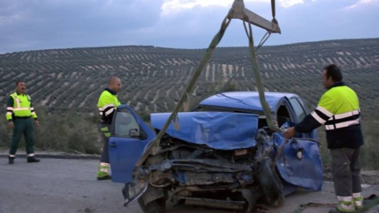 Brutal accidente en Villacarrillo