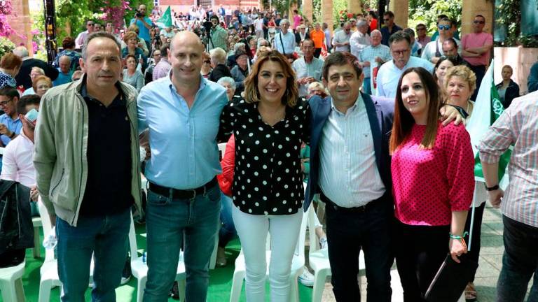 Díaz apoya las candidaturas socialistas de las municipales Díaz apoya las candidaturas socialistas de las municipales