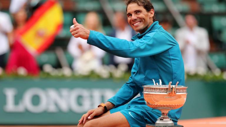 Nadal, la bandera de España Nadal, la bandera de España