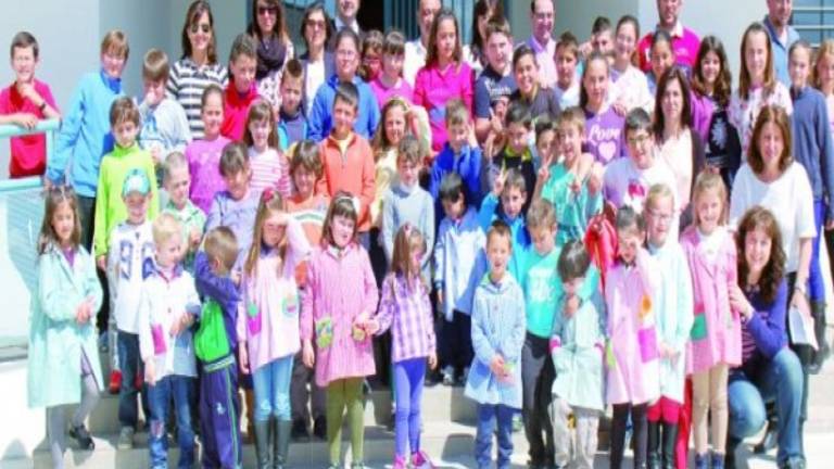 Una avanzadilla periodística en un colegio rural de la Sierra Sur