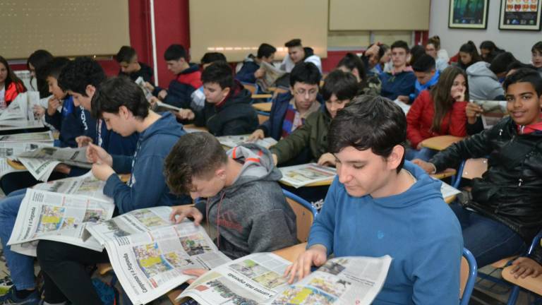 El sello de un instituto en la campiña El sello de un instituto en la campiña