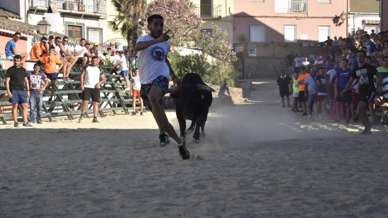 Arquillos se echa a la calle para disfrutar de su encierro Arquillos se echa a la calle para disfrutar de su encierro