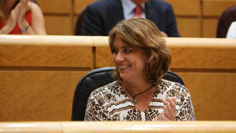 El PP pide la dimisión de Delgado en el Senado a gritos El PP pide la dimisión de Delgado en el Senado a gritos