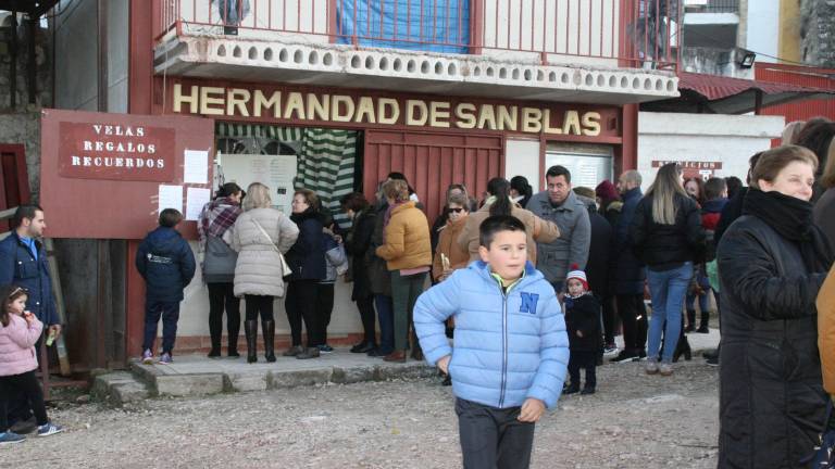 Por San Blas... la cigüeña