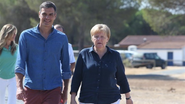 Merkel y Sánchez visitan el centro referente en conservación del lince
