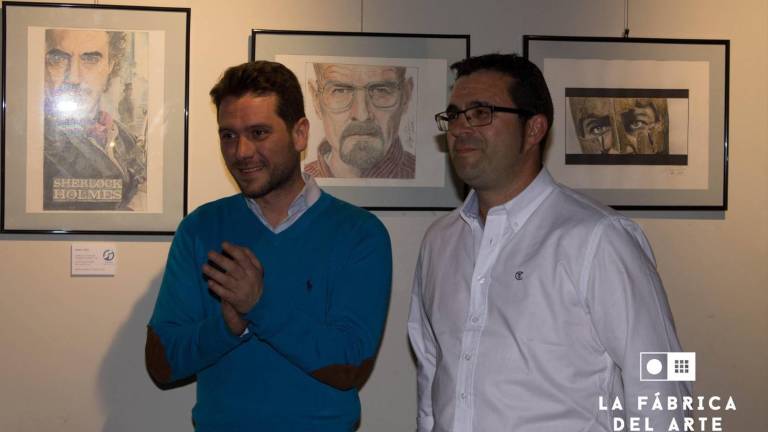 Dibujos de Diego López en la sala Azur de Jaén Dibujos de Diego López en la sala Azur de Jaén