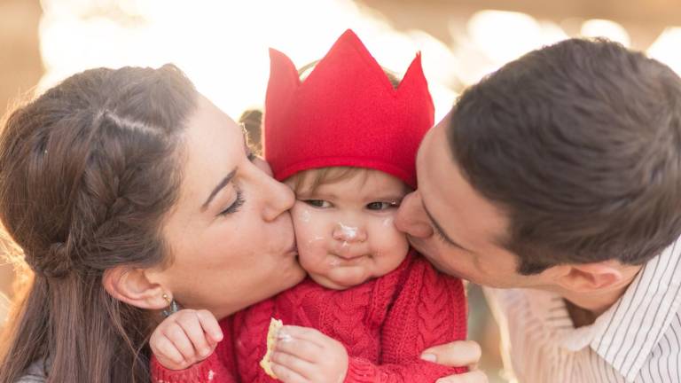 Pequeña familia en San Diego