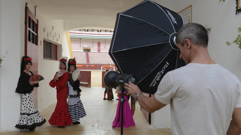 Una taurina sesión fotográfica que viajará de Jaén hasta Italia