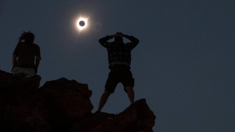 Así se vio el eclipse solar