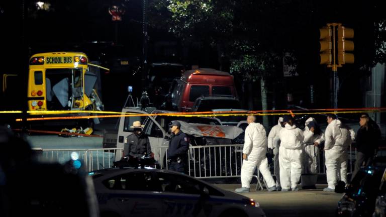 Ocho muertos en un atentado con una camioneta en el centro de Nueva York Ocho muertos en un atentado con una camioneta en el centro de Nueva York