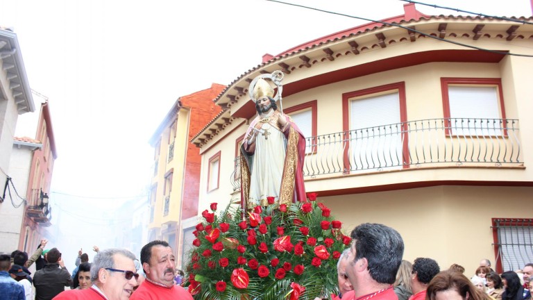 Pólvora y fiesta en honor del patrón, San Blas, en La Puerta