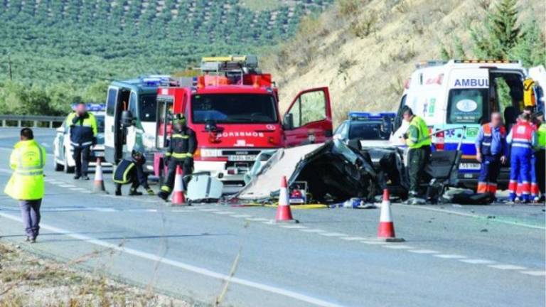 Un terrible accidente en Jódar cuesta la vida a un matrimonio Un terrible accidente en Jódar cuesta la vida a un matrimonio