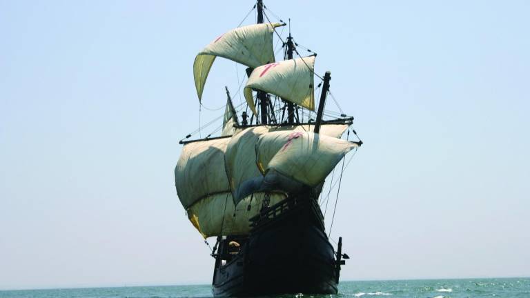 Nao Victoria, la réplica del primer barco en dar la vuelta al mundo. Nao Victoria, la réplica del primer barco en dar la vuelta al mundo.