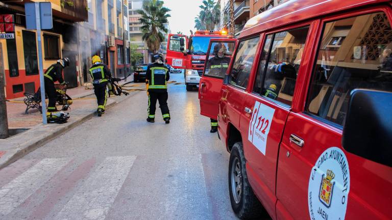 Arde un garaje en San Amador Arde un garaje en San Amador