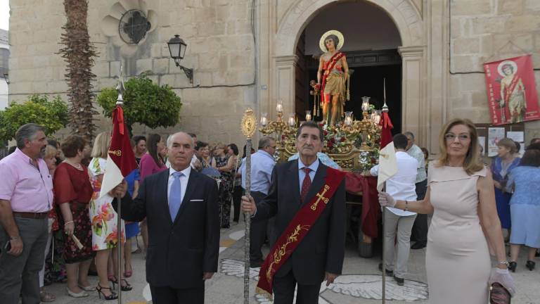 El esperado reencuentro en la calle con San Sebastián El esperado reencuentro en la calle con San Sebastián