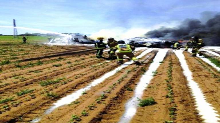 Hallados los registradores del avión del accidente de Sevilla Hallados los registradores del avión del accidente de Sevilla