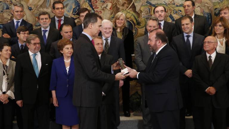 Galardón para Felipe VI por su defensa de la libertad de prensa