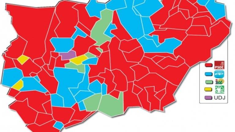 El voto jiennense es fiel al PSOE