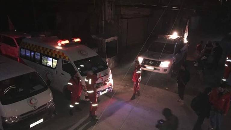Evacuación de enfermos de Ghuta Oriental a Damasco Evacuación de enfermos de Ghuta Oriental a Damasco