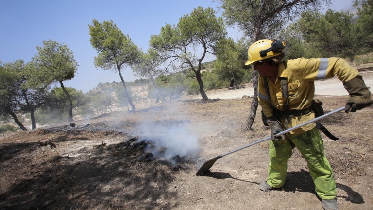 El incendio ya controlado de la Sierra de Segura afectó a dos hectáreas