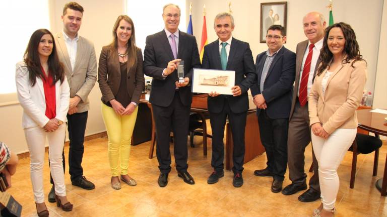 Juan Pablo Durán visita el Ayuntamiento