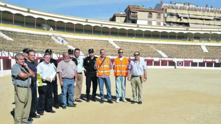 El histórico coso taurino cuenta, este año, con un plan de emergencias El histórico coso taurino cuenta, este año, con un plan de emergencias