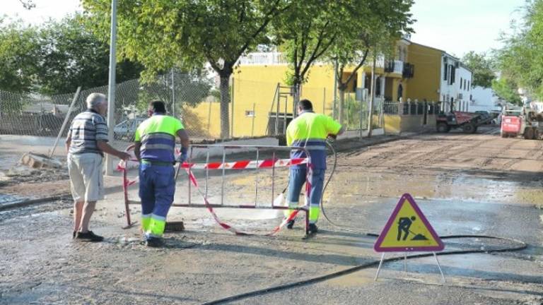 Torrequebradilla, en jaque por una tormenta de media hora