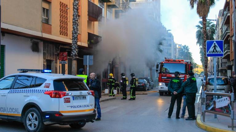 Arde un garaje en San Amador Arde un garaje en San Amador