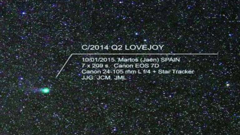 Un mirador privilegiado para ver el “Lovejoy” Un mirador privilegiado para ver el “Lovejoy”
