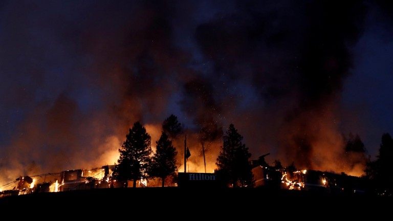 Diez muertos por incendios forestales en California