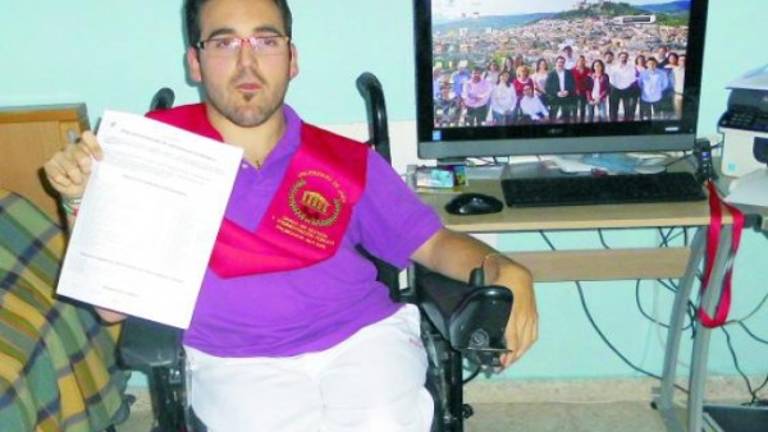 Lázaro Díaz, un discapacitado con capacidad sobresaliente Lázaro Díaz, un discapacitado con capacidad sobresaliente