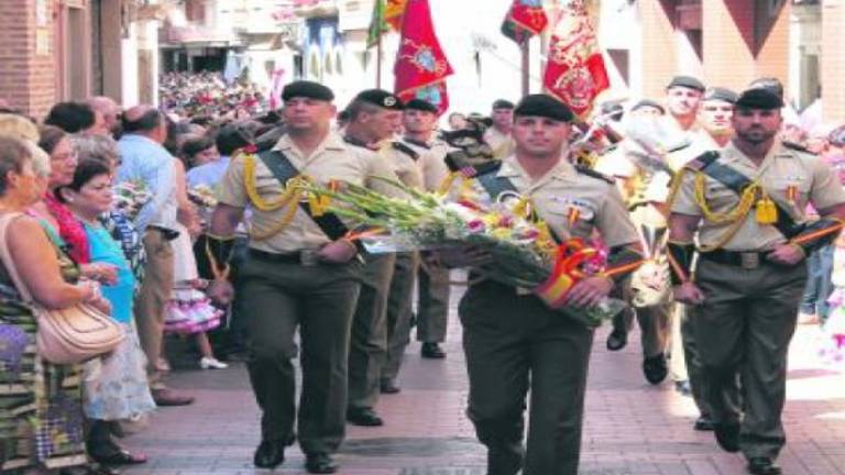 Flores para la Virgen de Zocueca