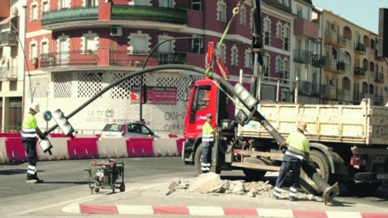 Comienzan las obras del cruce de Cuatro Caminos Comienzan las obras del cruce de Cuatro Caminos