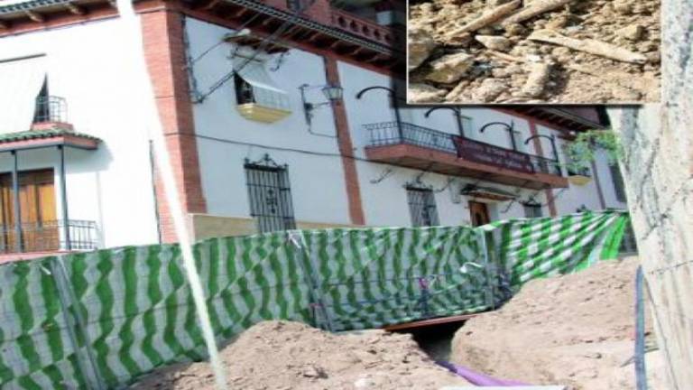 Hallados restos humanos junto a la iglesia de Beas